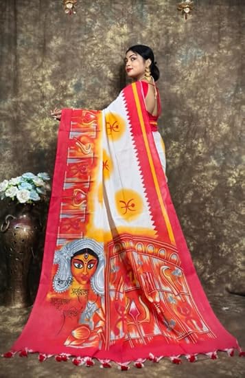 Women Durga Puja Special Edition Saree